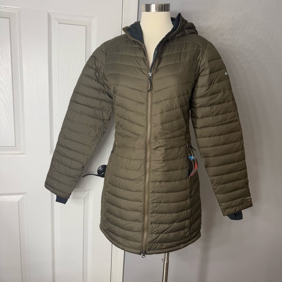 Columbia Olive Hooded Jacket - Picture 2 of 11